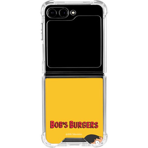 Bobs Burgers Stare Galaxy Z Flip6 Clear Case
